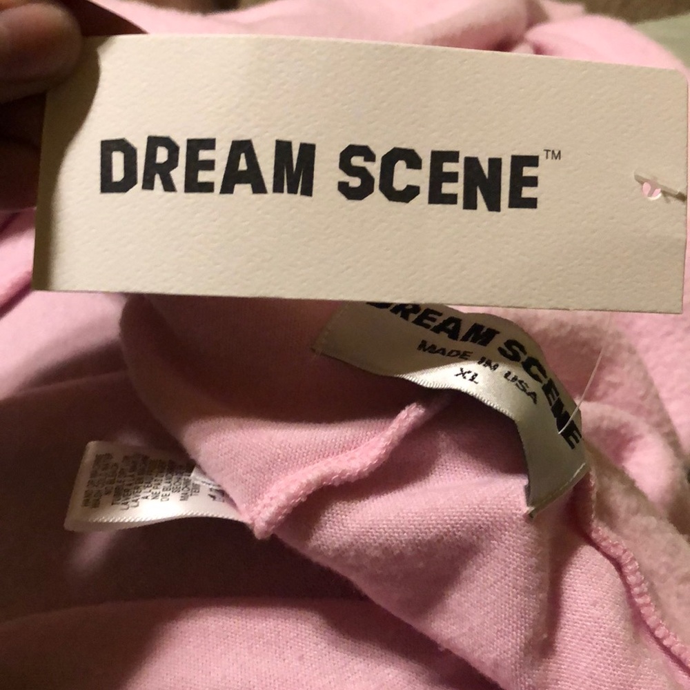 Dream Scene Wildfox Pink Fleece Sweatpants Jogger